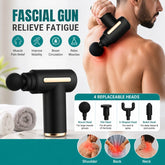 Massage Gun Set – 6 Speeds, 4 Heads (Random Color)