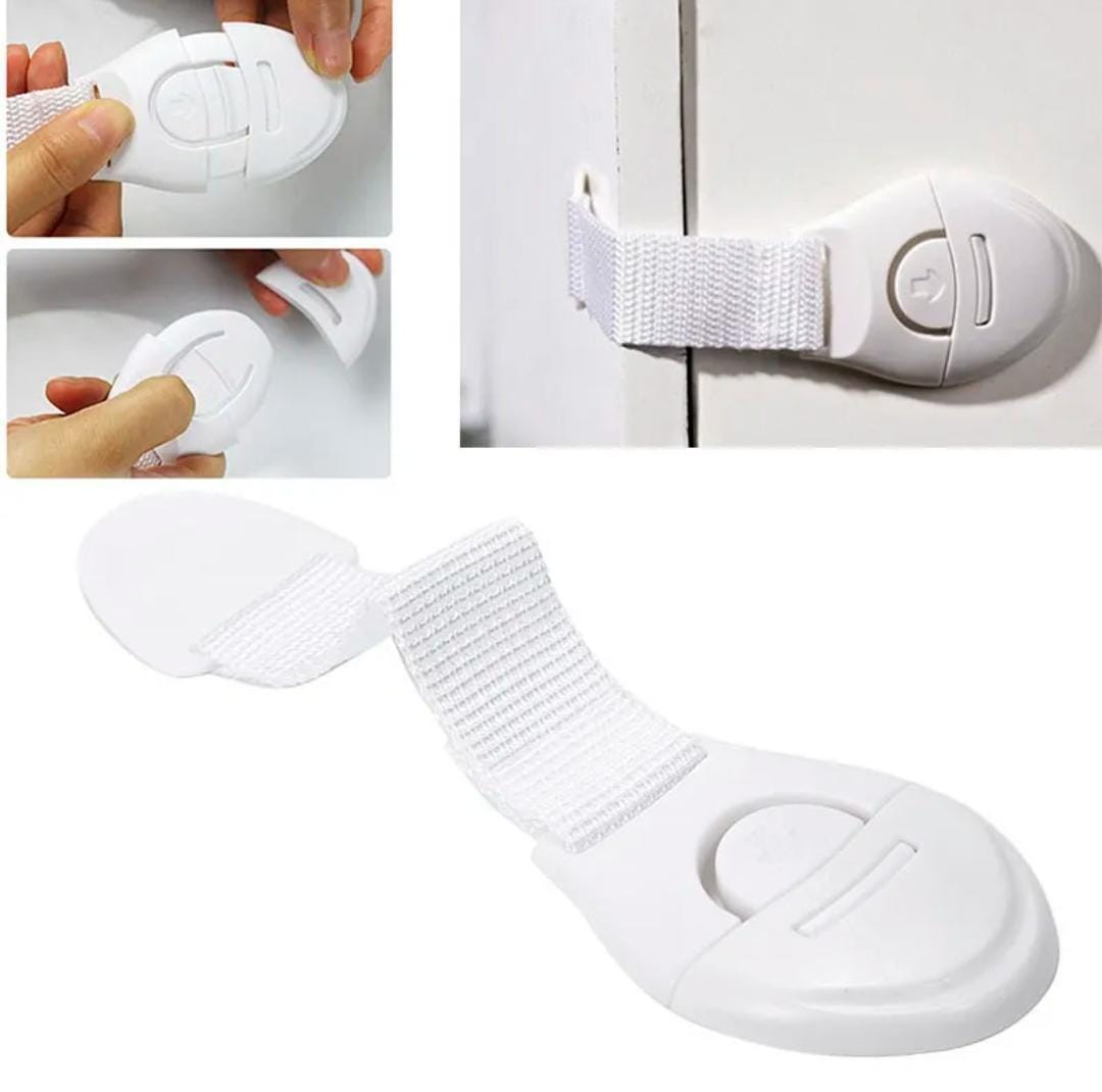 Pack of 5 Child Safety Cabinet Locks — Baby Proofing Kit