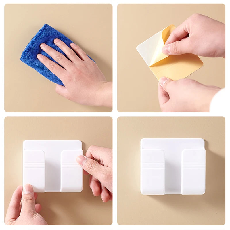 Mobile Phone Charging Hanging Holder — Self-Adhesive