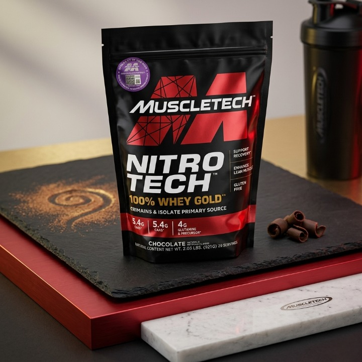 Nitro Tech Whey Protein Powder – Muscle Building Formula - 1 kg