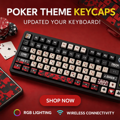 4-Sides Translucent 5-Side Dye Sublimation Keycaps ABS+PC Material 132 Keys Custom Pattern Factory Stock for Mechanical Keyboard