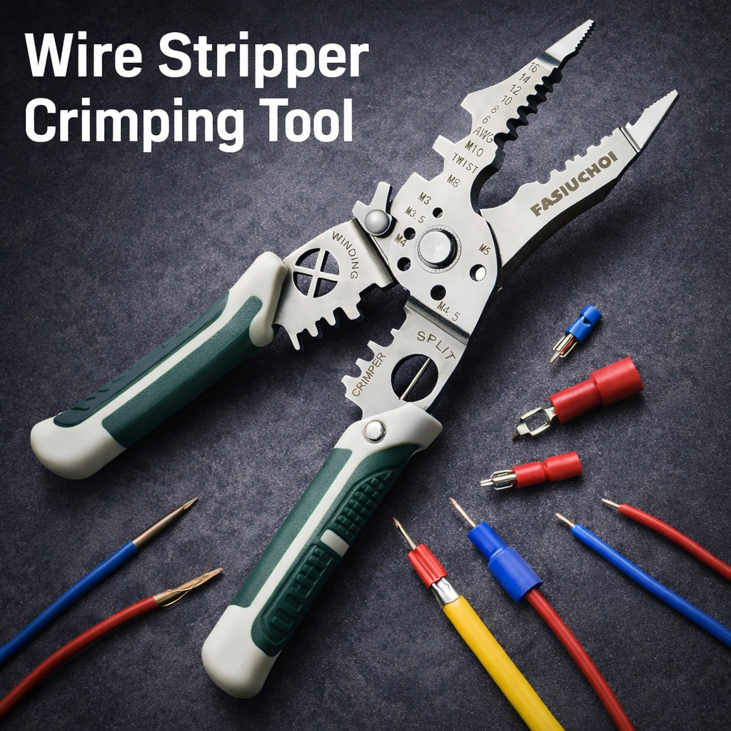 Professional Multi-Functional Wire Stripping Pliers – Premium Imported Electrical Tool for Precision Stripping, Cutting, and Separation